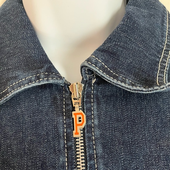 Vintage Y2K Polo Denim Zip Front Dress With Belt Small - Picture 6 of 9